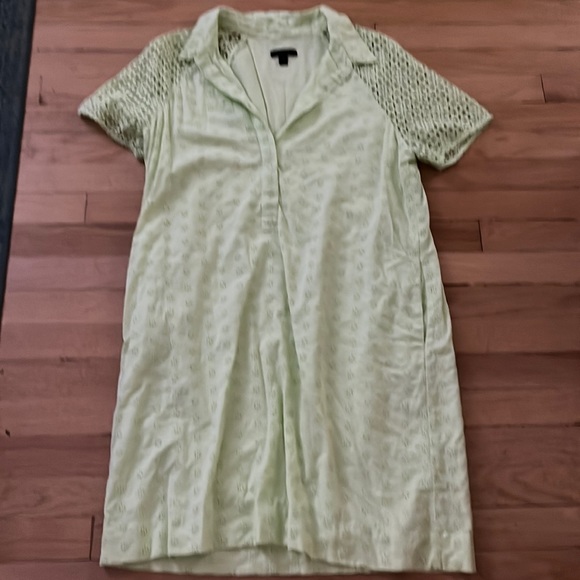 J crew half button shirt dress - Picture 1 of 5